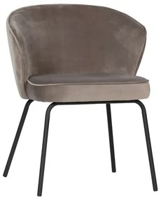 Béžové čalúnené jedálenské kreslá v súprave 2 ks Admit – WOOOD