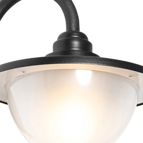 Klasická vonkajšia nástenná lampa čierna IP44 - Bruges