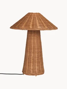 Ručne vyrobená ratanová stolová lampa Dou