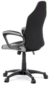 Herné kreslo ECHO — látka, čierna / sivá / modrá