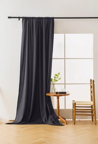 Záves OXFORD LIGHT 140x250 cm, tmavosivý Zavesenie: Riasiaca páska