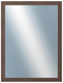 DANTIK - Zrkadlo v rámu, rozmer s rámom 60x80 cm z lišty RETRO hnedá (3144)