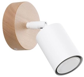 Sollux SL.1285 - Nástenné bodové svietidlo VERDO 1xGU10/10W/230V biela