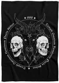 Deka Baphomet skull (Podšitie baránkom: NE)