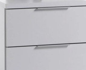 Nočný stolík Samson, biely