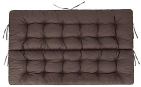Vankúš na záhradnú hojdačku POLA 140 cm hnedý ekolen
