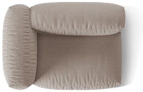 Béžový modul pohovky (ľavý roh) Martina – Micadoni Home