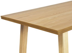 Jedálenský stôl 160 x 90 cm svetlé drevo BARNES Beliani