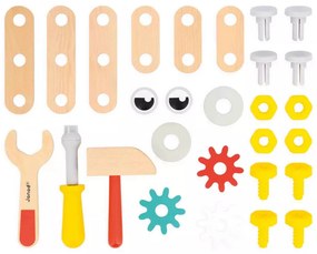 BricoKids - Mini pracovný box s náradím - 30 ks