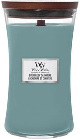 WoodWick Vonná sviečka váza veľká Evergreen Cashmere, 609 g