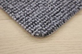 Timzo, Metrážny koberec Neapol 4726 - neúčtujeme odrezky z role, na mieru, šíře 1,33m,1m,2m,3m,4m,na mieru, neúčtujeme odrezky, šedá, filc, chodba / predsieň