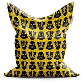 Sablio Sedací vak Star Wars Stormtrooperi Pattern na žltej - 150x100 cm