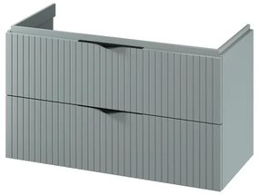 Cersanit S1015-012 -Zavesená kúpeľňová skrinka pod umývadlo TIRSO 100x45 cm mintová