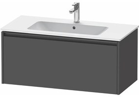 DURAVIT Ketho 2 závesná skrinka pod umývadlo, 1 zásuvka, 1010 x 480 x 440 mm, grafit matný, K25064049490000