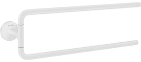 AXOR Universal Circular dvojramenný vešiak na uteráky, dĺžka 490 mm, matná biela, 42822700