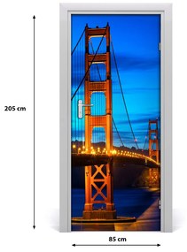 Fototapeta samolepiace dvere Most San Francisco 85x205 cm