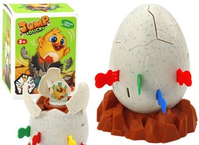LEAN TOYS Interaktívna hra – Vyskakovacie kura z vajca