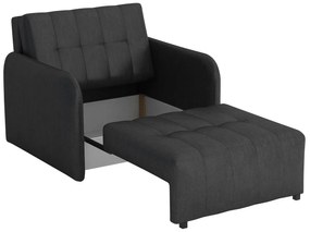 Rozkladacie kreslo na každodenné spanie ASUKA - svetlé hnedé 2