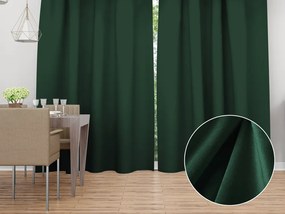 Biante Zamatový záves Velvet Prémium SVP-040 Lesná zelená - šírka 135 cm 135x210 cm