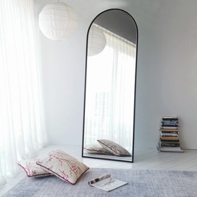 Zrkadlo Porto (Čierna matná). Akcia -19%. Vlastná spoľahlivá doprava až k Vám domov. 1072570