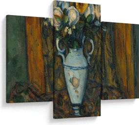 Obraz - Paul Cézanne, Vase of Flowers, reprodukcia (90x60 cm)