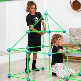 Zaparkorun Stavebnica detskej pevnosti Funstruction - 51 + 36 ks