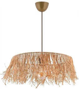 Závesná lampa MARISKA na kábli 1xE27/40W/230V ráfia