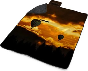 Sablio Plážová deka Teplovzdušné balóny: 200x140 cm