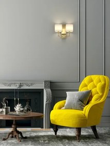 Luxusné nástenné svietidlo Casa zlatá