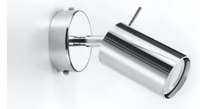 Nástenné svietidlo v striebornej farbe Sollux Etna