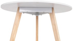 Moderný drevený stôl do obývačky, 80 cm