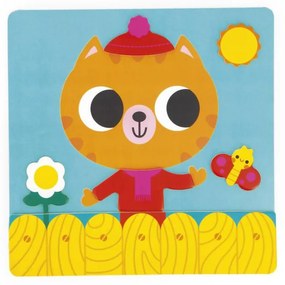 Magnetická vzdelávacia hra – denné činnosti s mačičkou