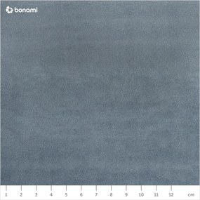 Svetlomodrá zamatová čalúnená dvojlôžková posteľ s úložným priestorom s roštom 200x200 cm Arendal – Cosmopolitan Design