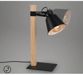 Briloner 7406-015 - Stolná lampa TALE 1xE27/25W/230V čierna