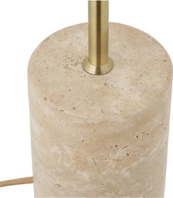 Béžová stolová lampa s kovovým tienidlom (výška 45 cm) Sheffield – House Nordic