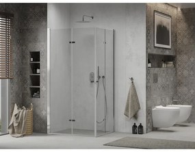 Mexen Lima DUO sprchovací kút 80x70 cm, priehľadný, chróm, 856-080-070-02-00
