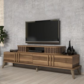 TV skrinka Eylul - Walnut