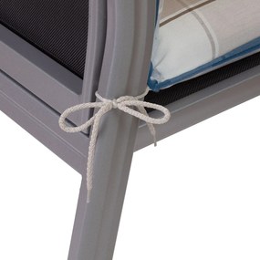 Blumfeldt Prato, čalúnená podložka, podložka na stoličku, podložka na nižšie polohovacie kreslo, na záhradnú stoličku, polyester, 50 × 100 × 8 cm