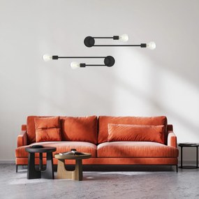 Nástenná lampa KINKIET STYLE XIV čierna