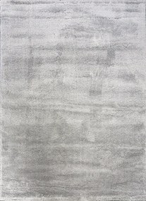 BE Koberec Microsofty 8301 LIGHT GREY – sivý obdĺžnikový Rozmer: 160x220 cm