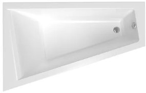 Asymetrická vaňa Laguna Idea Plus 160x100 cm akrylát ľavá ID1600LPLUS, 1 ks
