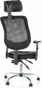 SI Otočná stolička Q-118R čierna