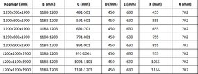 Mexen Roma, sprchovací kút 120 (dvere) x 70 (stena) cm, 6mm číre sklo, zlatý profil + slim sprchová vanička 5cm, 854-120-070-50-00-4010