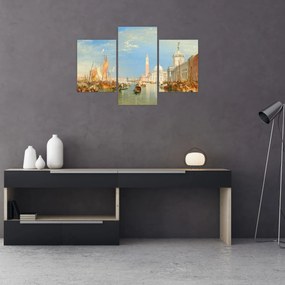 Obraz - Joseph Mallord William Turner, Venice the Dogana and San Giorgio Maggiore, reprodukcia (90x60 cm)