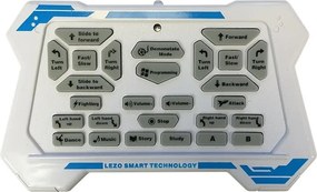 LEAN Toys Diaľkovo ovládaný robot oranžovej farby