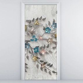 Fototapeta na dvere - Na vetve, abstraktné (95x205cm)