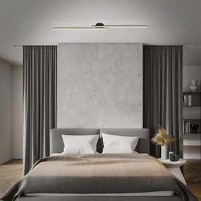 Briloner 3717-025 - LED Prisadený luster REY 2xLED/12W/230V čierna