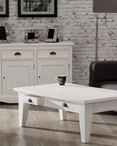 Lavica Milton biela 130x75x45cm
