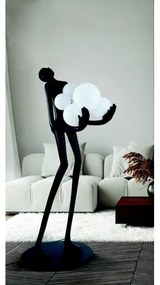 Azzardo AZ4985 - Stojacia lampa ATLAS 6xE14/50W/230V 180 cm živica