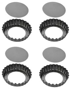 Tescoma Forma s vlnitým okrajom a odnímateľným dnom DELÍCIA, 4 ks